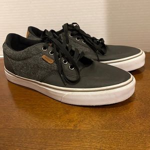 Vans Mens Shoes Size 8 Deluxe Comfort Ortholite Grey Brown